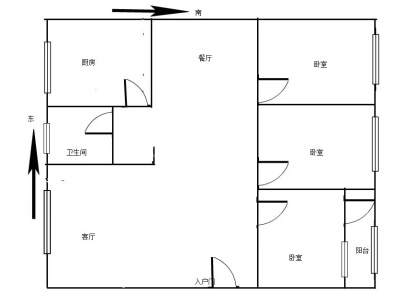 华阳贵府 3室 2厅 107.98平米