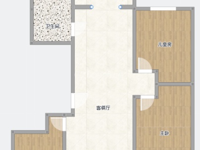 中兴世纪城西区 3室 2厅 146.73平米