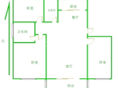 翰林府邸东区 3室 2厅 124平米