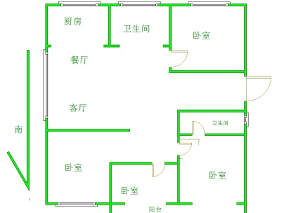 长安新苑 4室 2厅 146平米