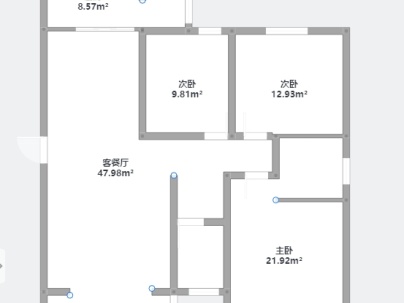 公园悦府 3室 2厅 127.06平米