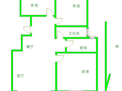 长安新苑 3室 2厅 111平米