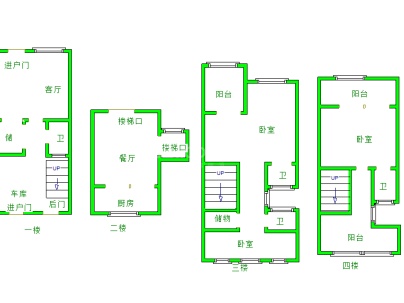 滨湖国际-别墅 6室 2厅 190平米