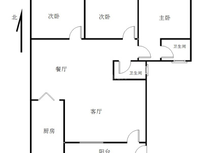 海丰海城海珠社区异地居委会龙2巷84号 3室 2厅 106平米