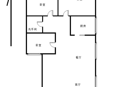 海丰城东赤山路金东方3期北侧第2座东方楼 3室 2厅 105平米