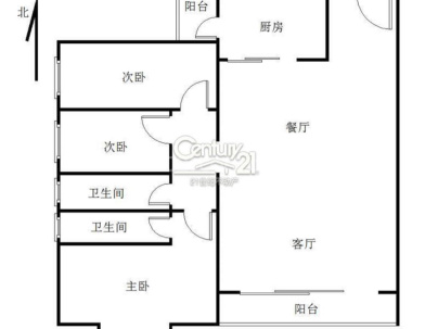 海丰华夏阳光 3室 2厅 119平米