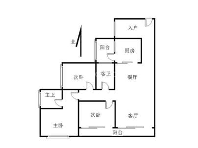 海丰帝景山庄 3室 2厅 132平米