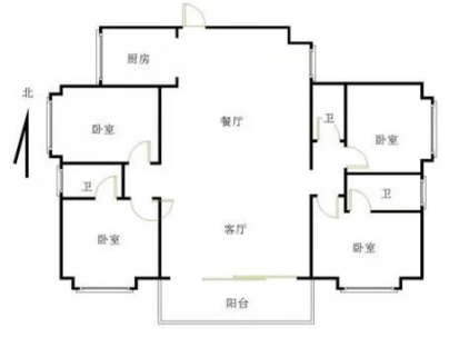 海丰凯旋山庄 4室 2厅 177平米