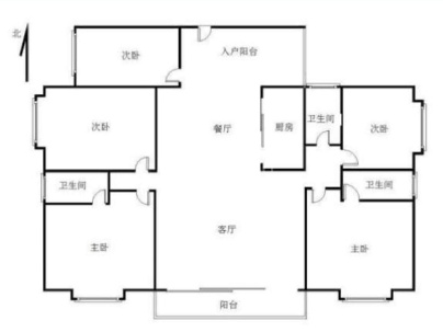 海丰凯旋山庄 5室 2厅 177平米