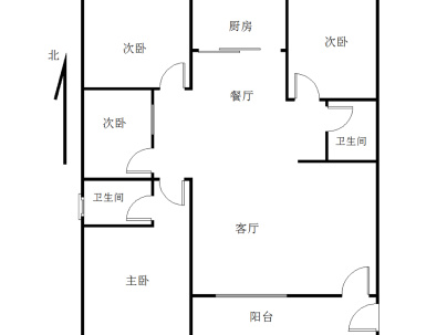 海丰二环路东东兴大厦（东兴楼） 4室 2厅 128平米