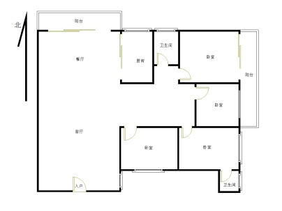 海丰龙源大厦 4室 2厅 149.76平米
