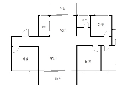 汕尾东涌华润置地万象天地 4室 2厅 132平米