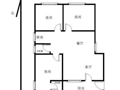 海丰县附城镇上楼村联俊楼 3室 2厅 119平米