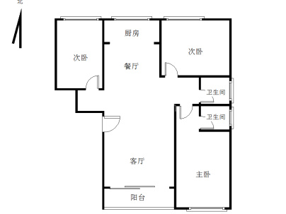 海丰县附城镇嘉丰路西3至4号嘉兴楼 3室 2厅 102平米