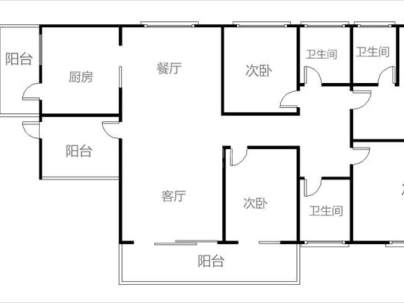 汕尾城区金町湾天銮小区 4室 2厅 170平米