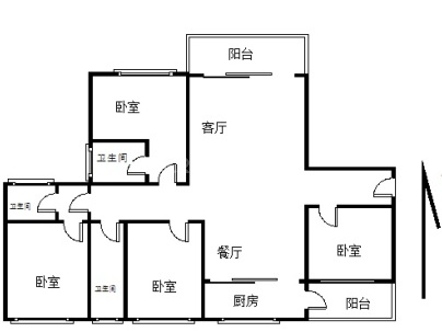 海丰海城环宇花园 4室 2厅 143.93平米