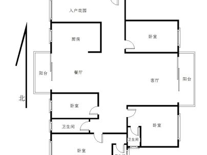 海丰附城富盈花园 4室 2厅 142.26平米