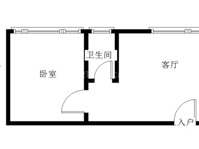 汕尾碧桂园国际商业中心 1室 1厅 63平米