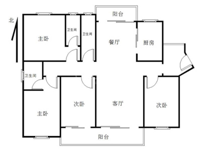 海丰帝景山庄 4室 2厅 176平米