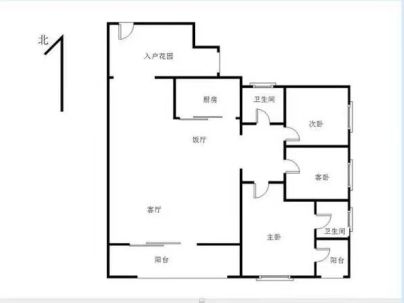 海丰凯旋山庄 3室 2厅 137.22平米