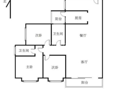 海丰帝景山庄 3室 2厅 112平米