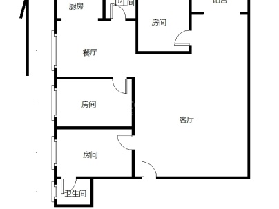 海丰附城上楼村昊兴家园 3室 2厅 106平米