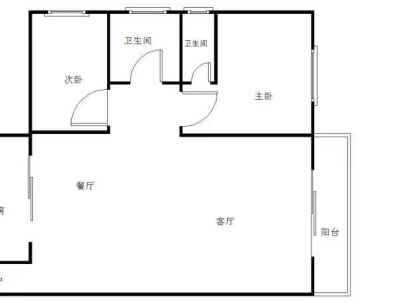 汕尾御景壹号 2室 2厅 96.49平米