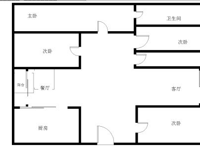 汕尾城区香洲街道金鹏路北侧红海花园 4室 2厅 128.4平米