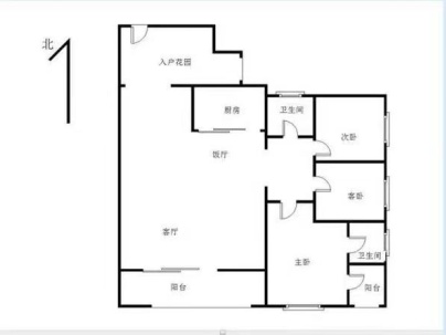 海丰凯旋山庄 3室 2厅 137平米