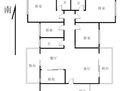 海丰第一城 4室 2厅 178平米