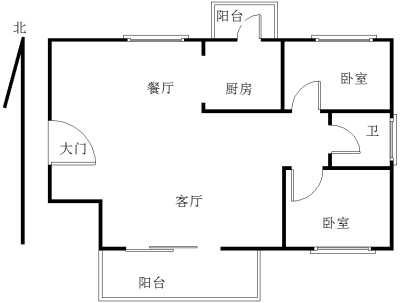 汕尾东涌新地豪苑 2室 2厅 89.2平米