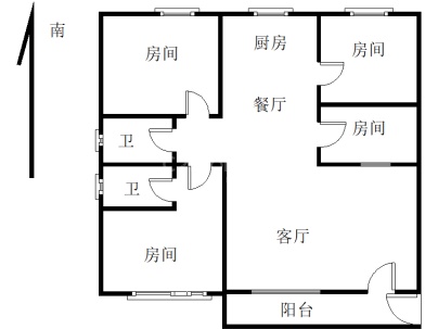 海丰城东海紫路东和兴花园 4室 2厅 122.3平米