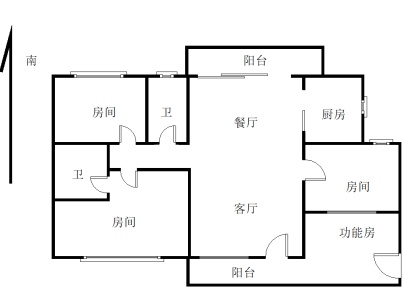 海丰天悦明珠 3室 2厅 121平米