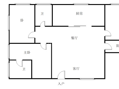 海丰城东红卫村二路红卫小区 3室 2厅 110平米