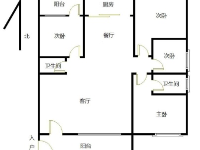 海丰广富路富城花园 4室 2厅 131平米