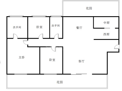 汕尾碧桂园天誉 3室 2厅 156平米