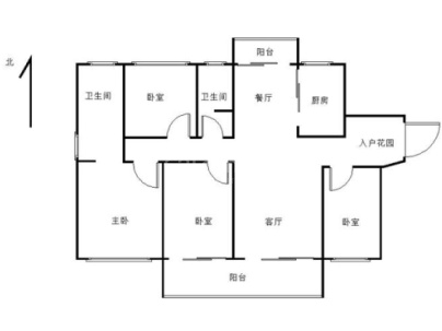 海丰帝景山庄 4室 2厅 168.86平米
