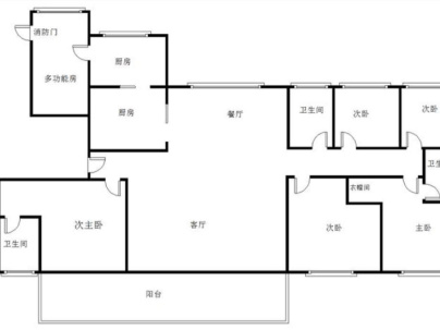 汕尾碧桂园·时代城 5室 2厅 263平米