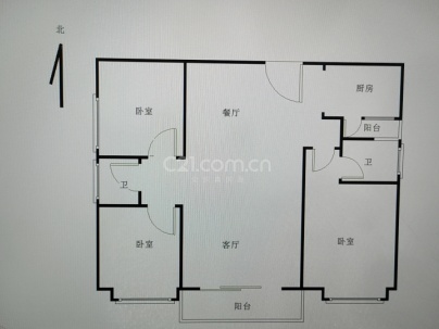 海丰海城环宇花园 3室 2厅 125.79平米