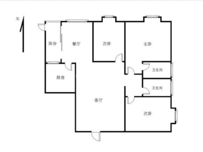 海丰凯旋山庄 3室 2厅 112.26平米