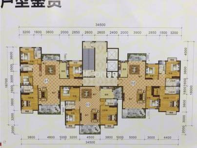 海丰皇室1号（二期） 4室 2厅 155.32平米