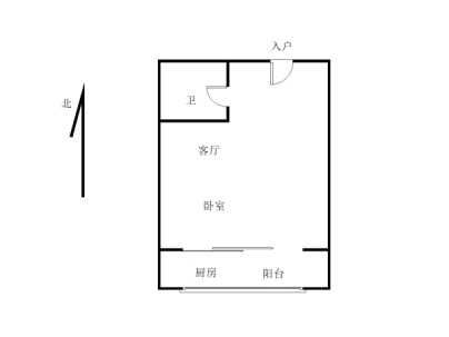 海丰华耀城 1室 1厅 39平米