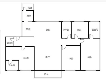 汕尾碧桂园·华附凤凰城一期 4室 2厅 185平米