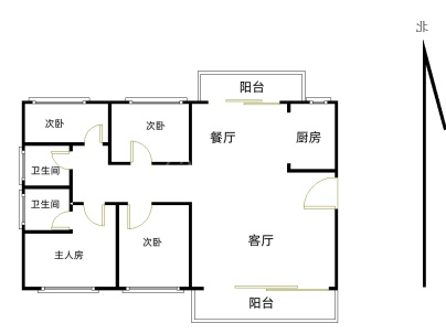 汕尾碧桂园·华附凤凰城二期 4室 2厅 143平米