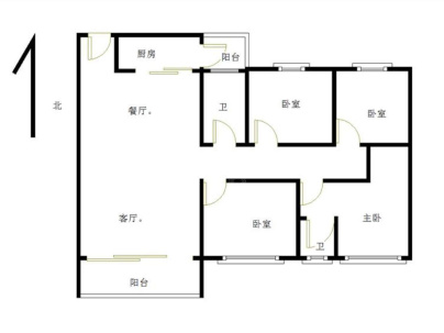 海丰三环东路龙腾嘉园 4室 2厅 149.58平米