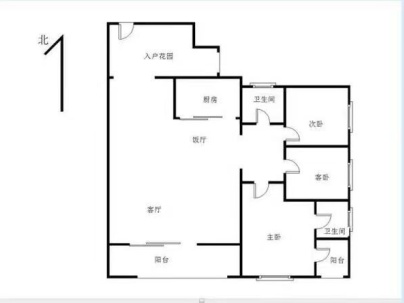 海丰凯旋山庄 3室 2厅 133.81平米