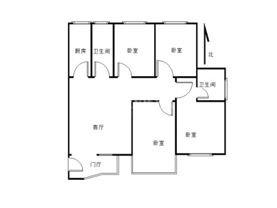 九天庄园九鼎 4室 2厅 130平米