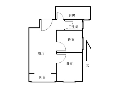 惠泽园 2室 2厅 90平米