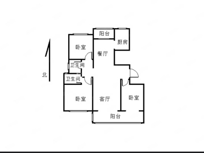 领创大地城 3室 2厅 136平米