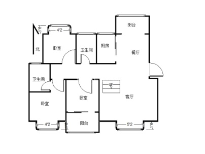 建业森林半岛 3室 2厅 143平米